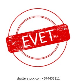 Turkey vote vector sign