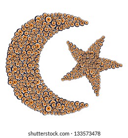 turkish amulet design vector art