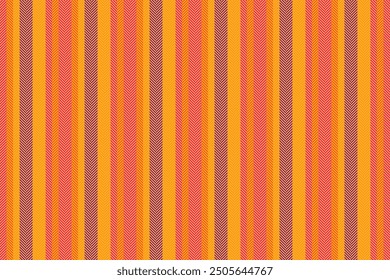 Vertical textil de fondo turco, Vector de textura de patrón desnudo. Líneas de manta de tela de rayas sin costuras en ámbar y paleta de colores brillantes.