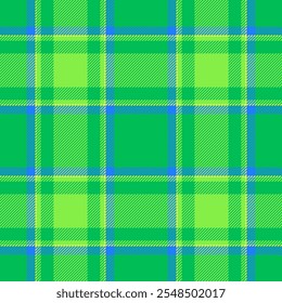 Turkish background texture textile, twill tartan plaid vector. Checks check fabric pattern seamless in green and blue colors palette.