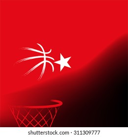 Turkish basketball, vector