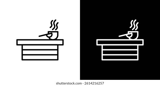 Turkish bath icon outline collection for web design
