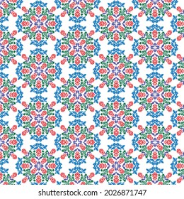 Turkish Bedsheet Vector Design And Floral Bedsheet Textile Vector Design