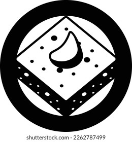 Turkish Burned Milk Pudding vector outline icon design, Asian Cuisines symbol, Most Popular Dishes Sign, Street Foods stock illustration, Kazandibi Concept
