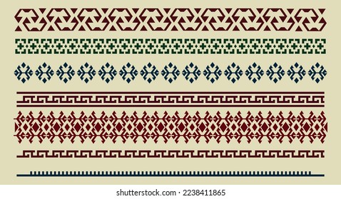 Turkish carpet  patter and borders design