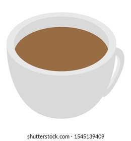 Turkish coffee cup icon. Isometric of turkish coffee cup vector icon for web design isolated on white background