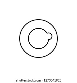 Turkish coffee, or espresso icon. Can be used for web, logo, mobile app, UI, UX