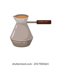 Turkish coffee icon illustration. Vector design