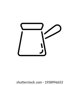 Turkish Coffee icon in vector. Logotype