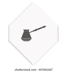 Turkish coffee illustration.