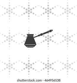 Turkish coffee illustration.