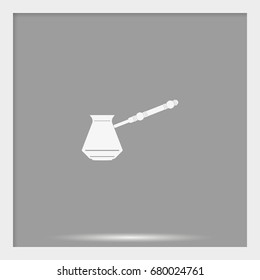Turkish coffee illustration.
