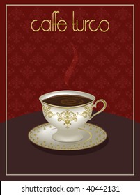 Turkish coffee poster