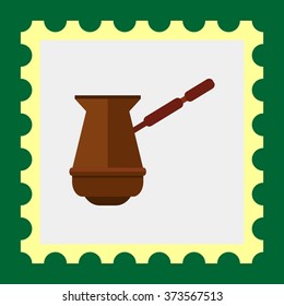 Turkish coffee pot