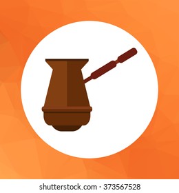 Turkish coffee pot
