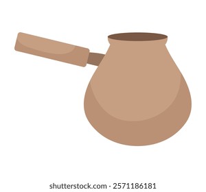 turkish coffee pot icon isolated