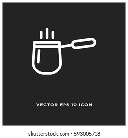 Turkish coffee vector icon