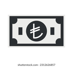 Turkish currency depreciates. Türkiye economic crisis. economy vector design.
