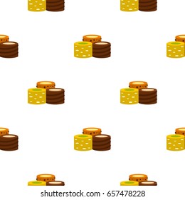 Turkish delights pattern seamless background in flat style repeat vector illustration