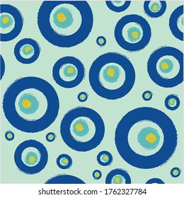 turkish evil eye talisman seamless pattern
