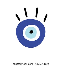 Turkish eye isolated