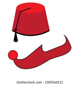 Turkish Faz hat icon - vector illustrator