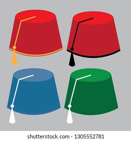 Turkish fez hats -vector illustrator