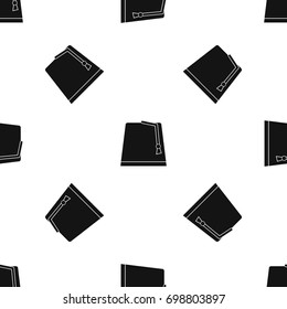 Turkish fez pattern repeat seamless in black color for any design. Vector geometric illustration
