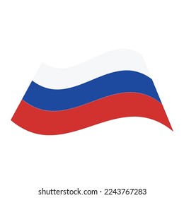 Turkish flag on white background. Vector illustration.