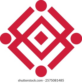 Turkish folk dances logo vector