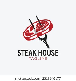 Turkish food, barbecue, steak house logo and vectors