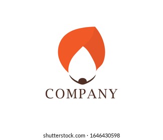 Turkish Hat, Turban logo design. Guru icon template element