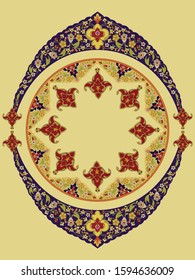 Turkish Islamic decor art. Vector 
