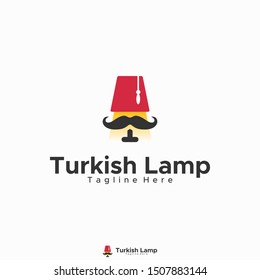 Turkish Lamp logo design unique