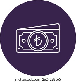 Turkish Line vector Icon Design