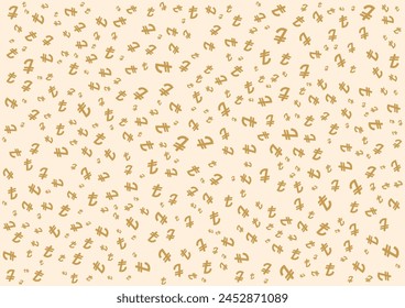 turkish lira currency symbol seamless pattern background design