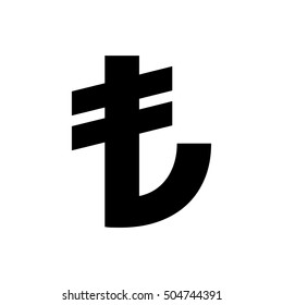 Turkish Lira Sign . Turkish Currency Symbol