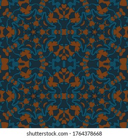 Diseño gráfico de patrones sin fisuras de la mezquita turca. Ornamento geométrico marroquí de baldosas. Patrón sin fisuras en papel tapiz. Ornamento de formas geométricas abstractas islámicas tradicionales. Composición de vector árabe