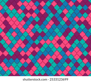 Turkish Mosque Window Vector Seamless Pattern. Ramadan mubarak muslim background. Traditional ramadan mosque ornament. Holy month ramadan kareem mosque pattern. Lantern shapes ethnic motif