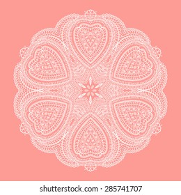 Turkish ornament , circular pattern, vector image