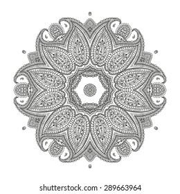 Turkish ornament ,  cirkular pattern, vector image