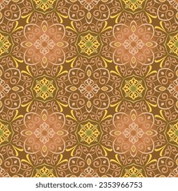   Turkish ornament seamless pattern for tile mosaic wallpaper background.
