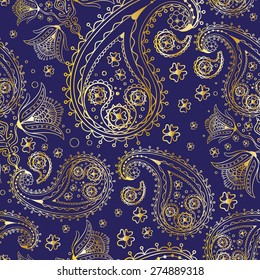 Turkish ornament,  seamless pattern, vector image