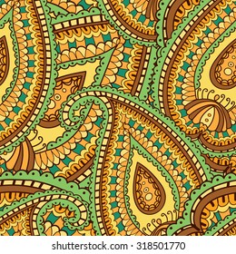 Turkish ornament,  seamless pattern, vector image