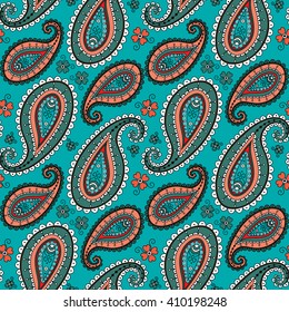 Turkish ornament ,  seamless pattern, vector image