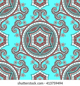 Turkish ornament ,  seamless pattern, vector image