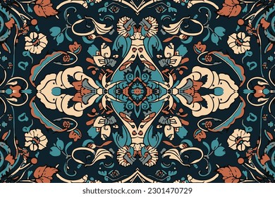 Patrón tribal de adorno turco. Resumen de la antigua línea gráfica de la etnia tribal tradicional folk antiguo. Elegante estilo retro vintage de lujo. Tela textil textil de tejido étnico turco.