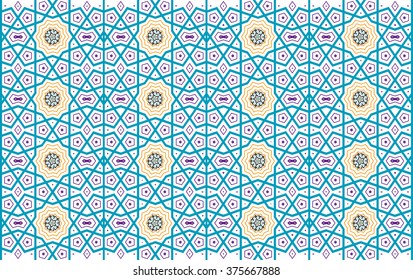 Turkish Ottoman style with green and white tiles
