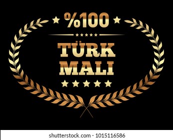 Turkish Product (Türk Mali) Banner in Turkish 