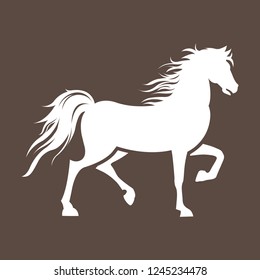 Turkish Rahvan horse vector illustration